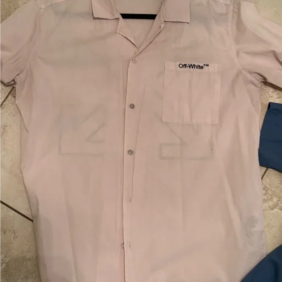 2 Off White Button up deal Authentic Deal